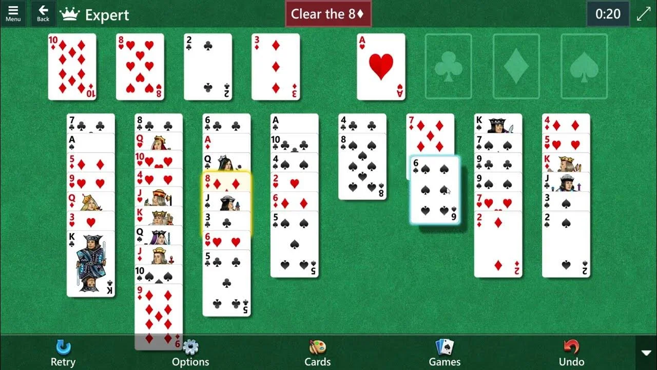 Free solitaire games online no download